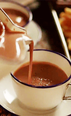 Анимированная открытка Кофе горячее какао гиф